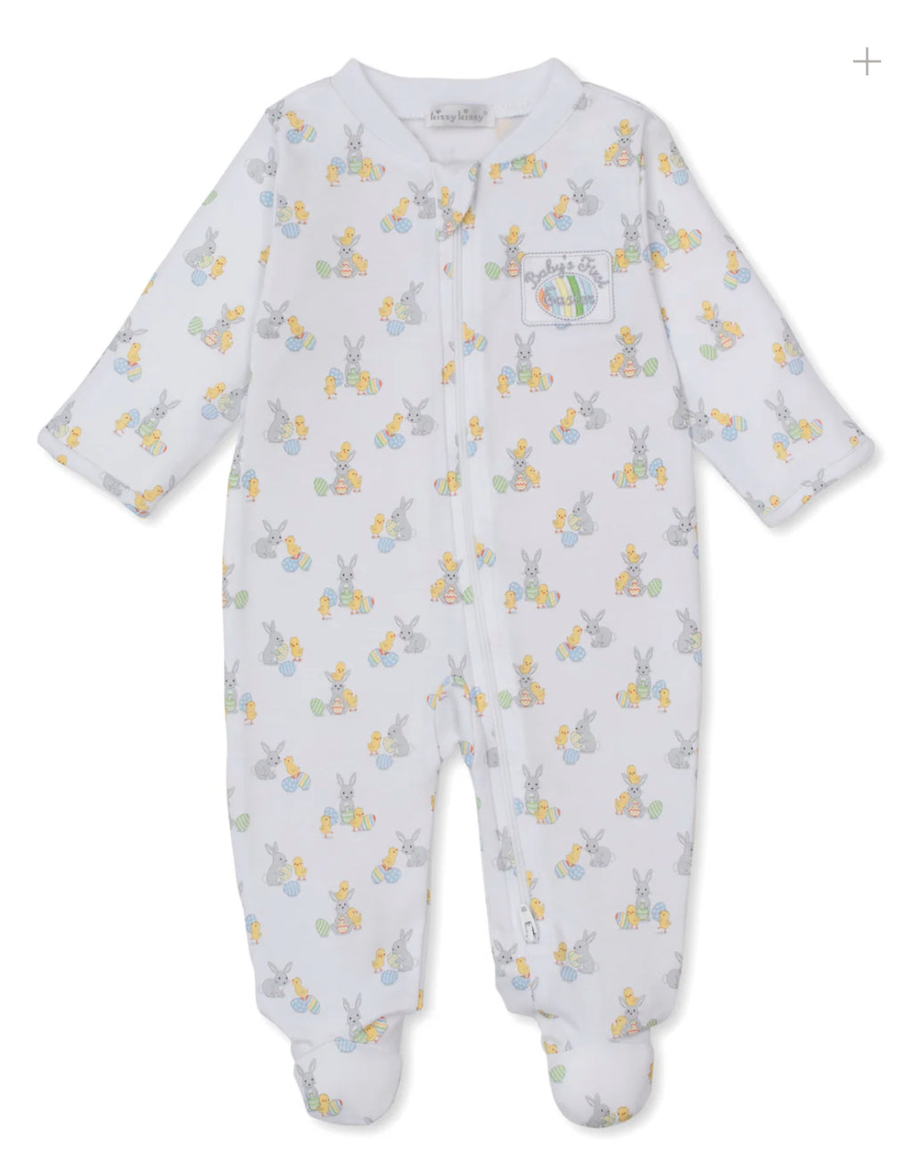 Babys 1st easter Footie