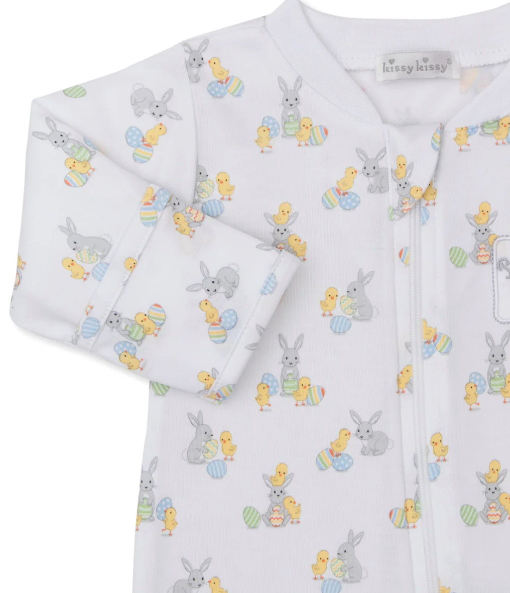 Babys 1st easter Footie