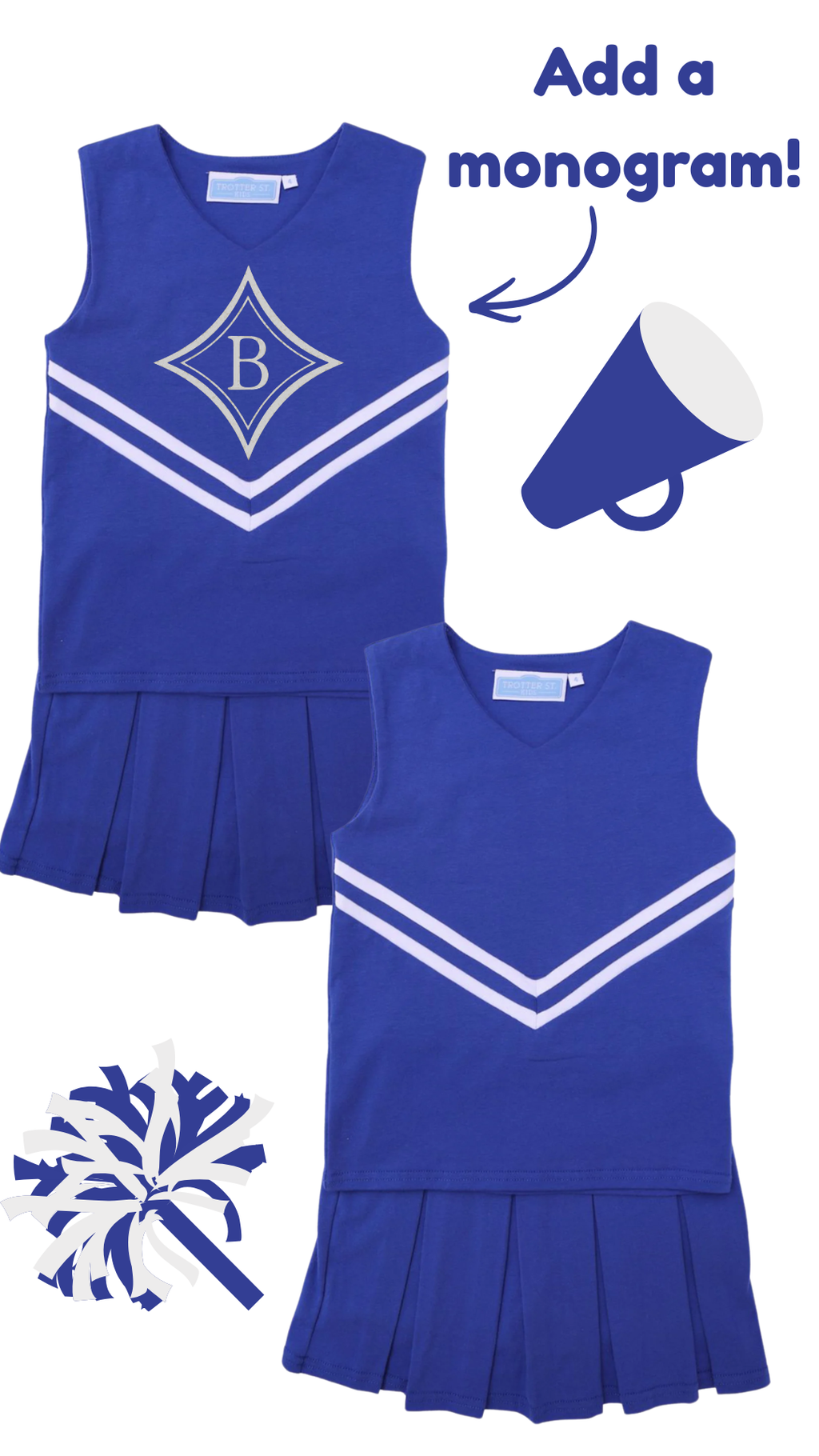 PRE ORDER: Royal Blue Cheer Uniform Set