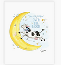 Rosanne Beck Art Print Cow Jumped Over the Moon