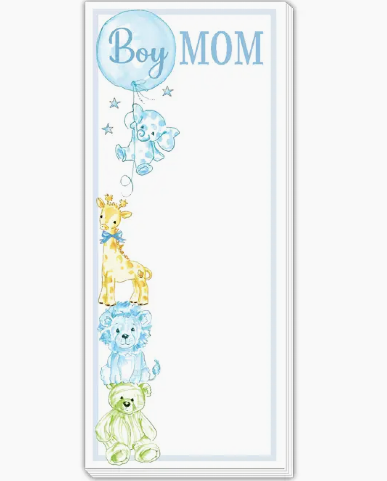 Boy Mom Notepad Animals – Liza Beals Children Boutique