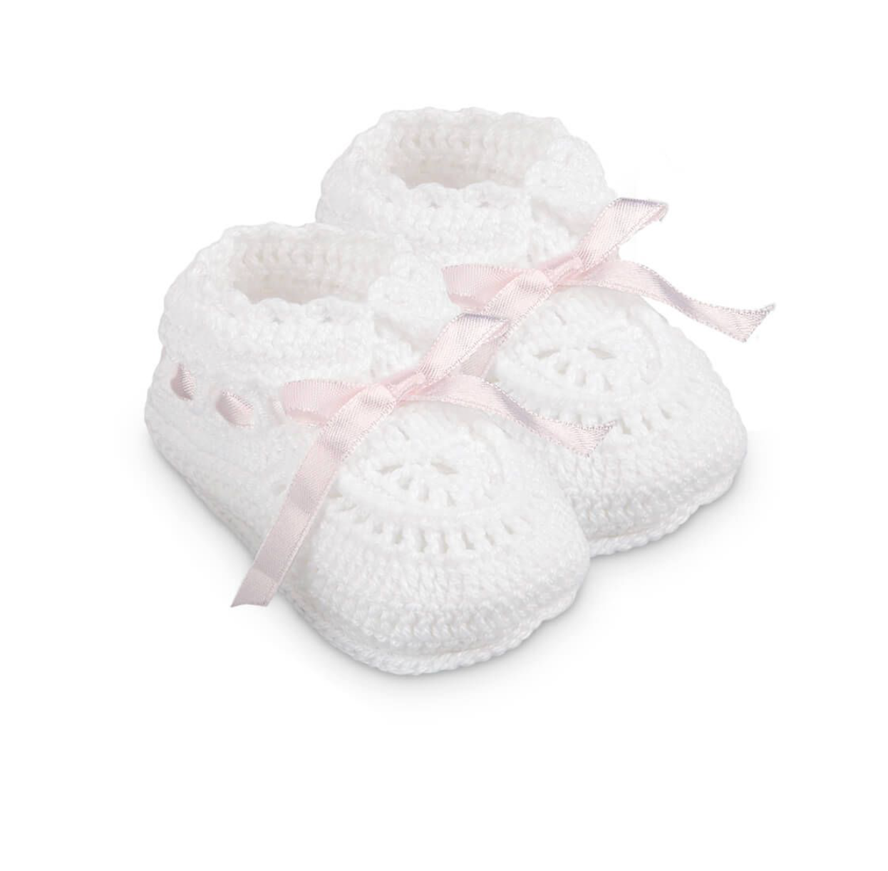 Jefferies Socks Hand Crochet Ribbon Bootie