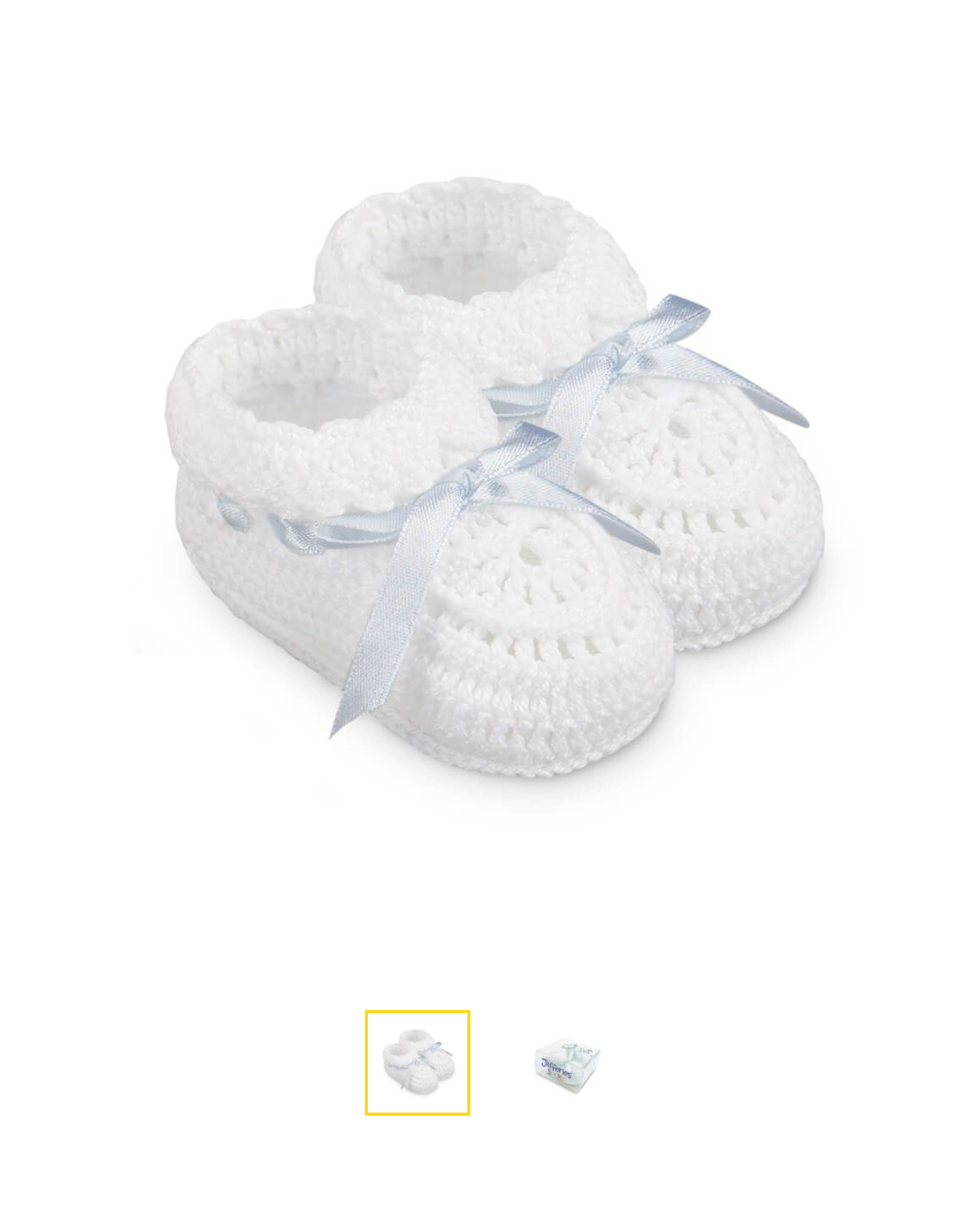 Jefferies Socks Hand Crochet Ribbon Bootie
