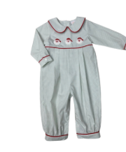 Classic St.Nick Collared Romper