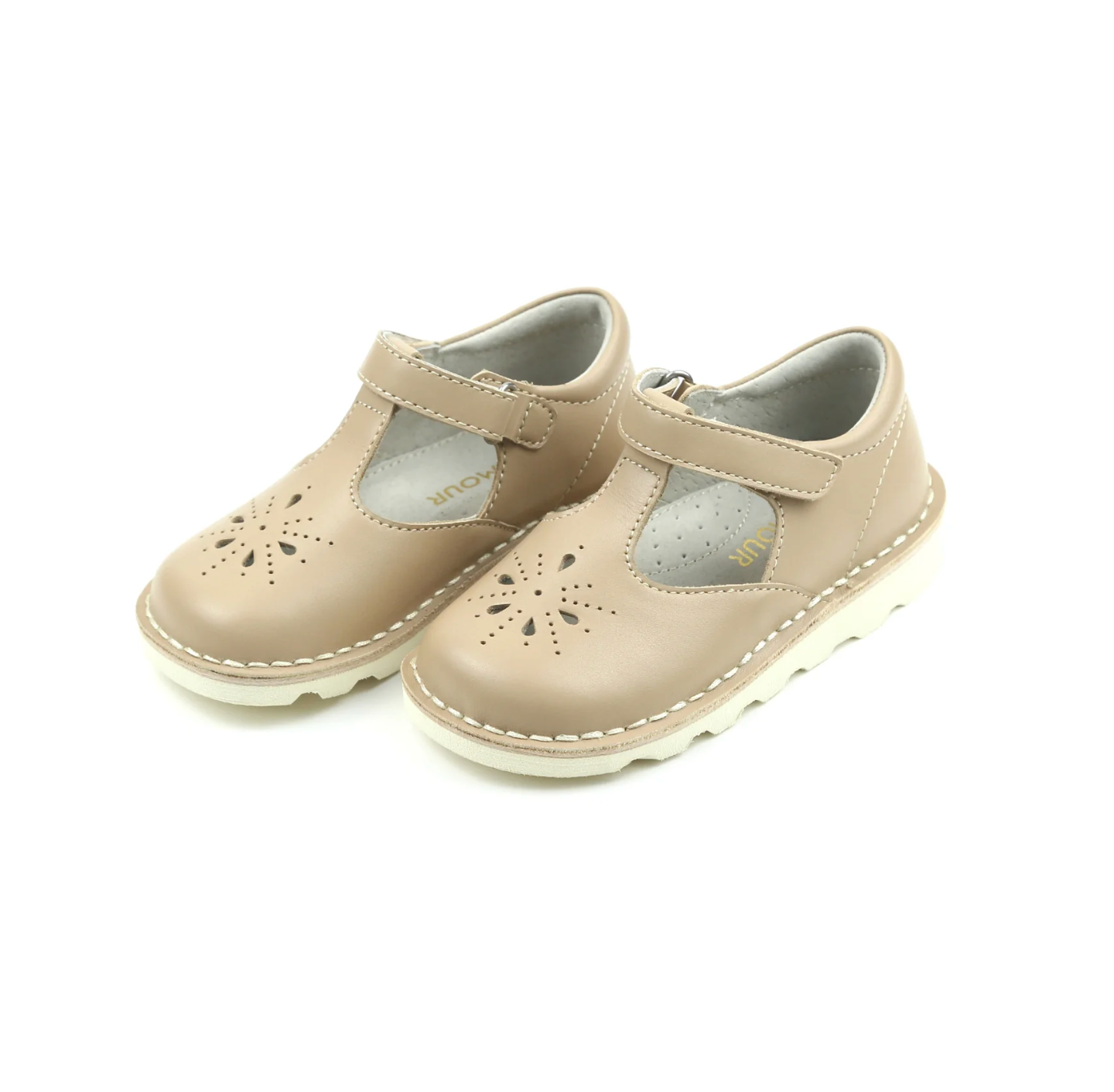 L'AMOUR Alix Wedge Mary Jane: Latte