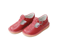 L'AMOUR Joy Classic Red Leather T-Strap Mary Jane