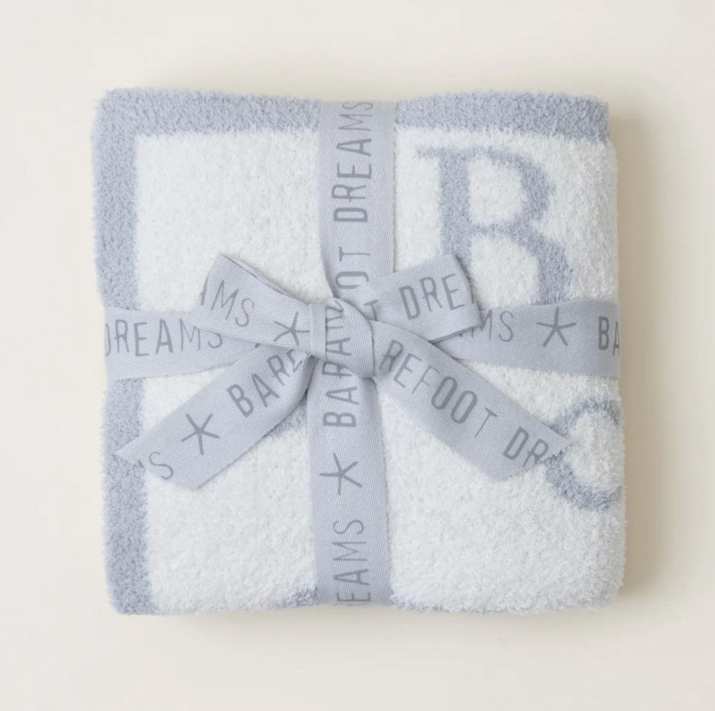 Barefoot Dreams Cozy Chic ABC blanket