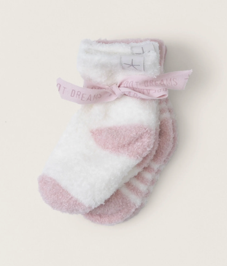 Barefoot Dreams Baby Heart Sock Set