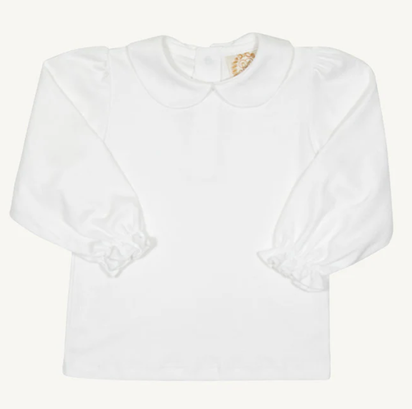 Maude's Peter Pan Collar Shirt & Onesie (Long Sleeve Pima)
