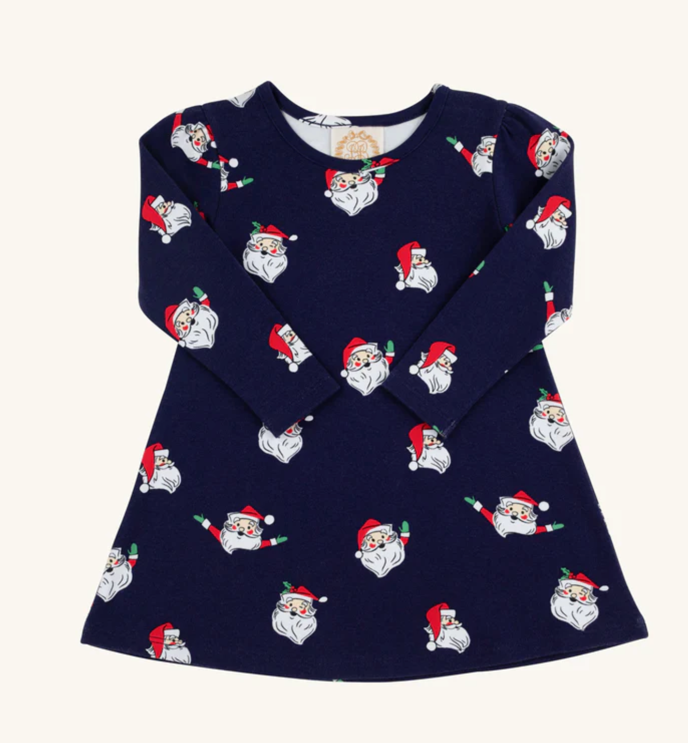 Long Sleeve Penny's Play Dress:Jolly Old St Nick (Call to order)