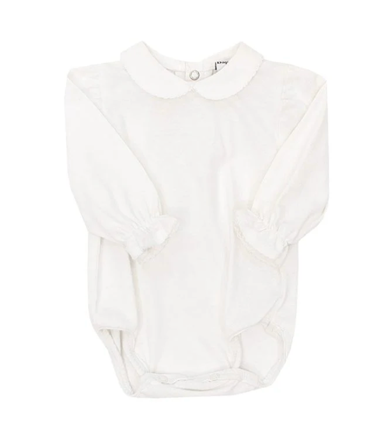 Bailey Boys: White Knit - Girls Long Sleeve Onesie