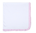 Magnolia Baby New Beginnings Ruffle Receiving Blanket- Pink
