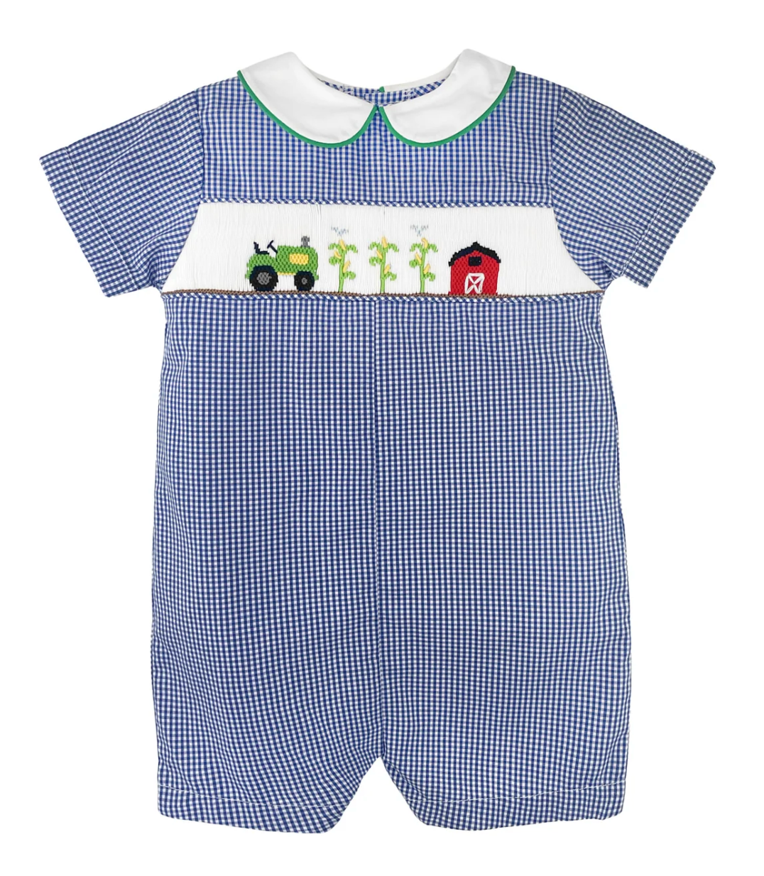 Farm Scene smocked Romper