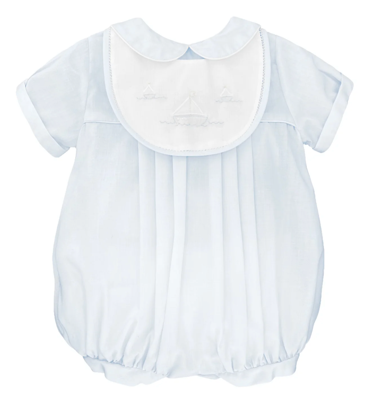 Sailboat Embroidery Romper