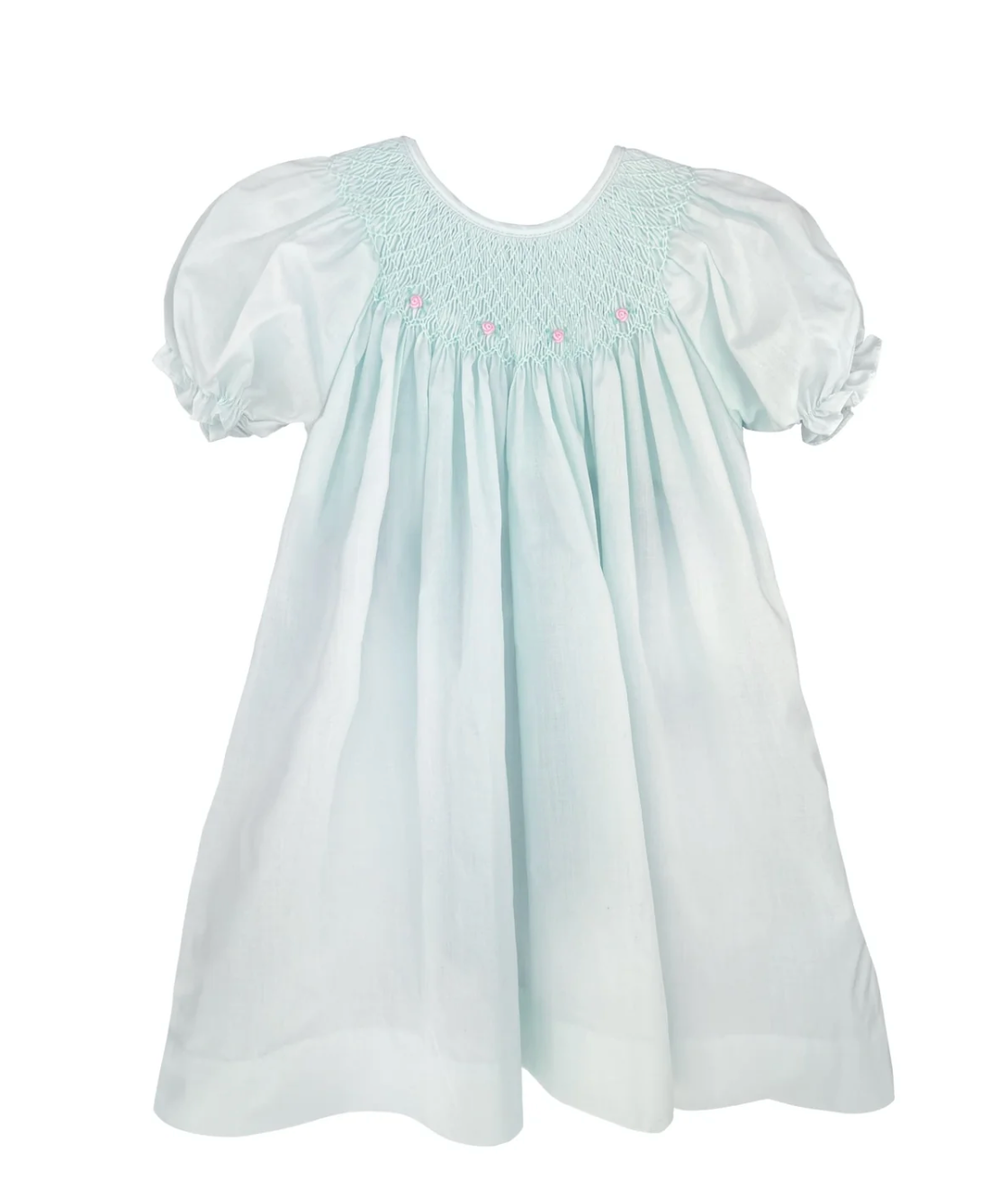Mint Smocked Daygown
