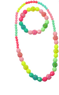 Vividly Vibrant Necklace and Bracelet Set