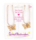 BFF Butterfly Share and Tear Necklace
