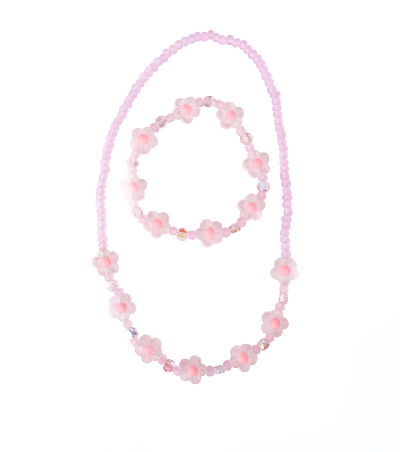 Pink Crystal Blooms Set