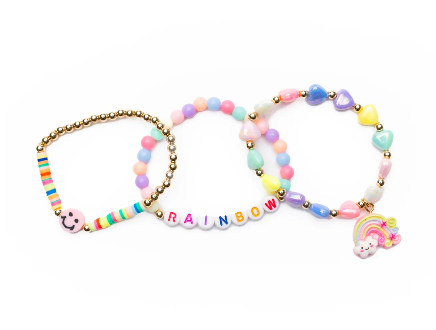 Rainbow Smiles Bracelet set