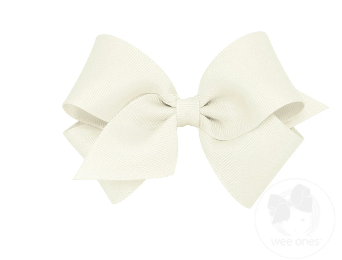 Small Antique White Bow