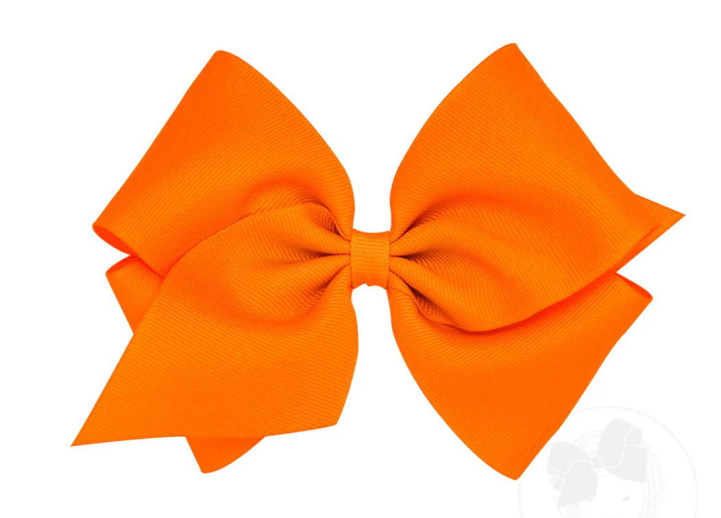 Orange Mini King Bow