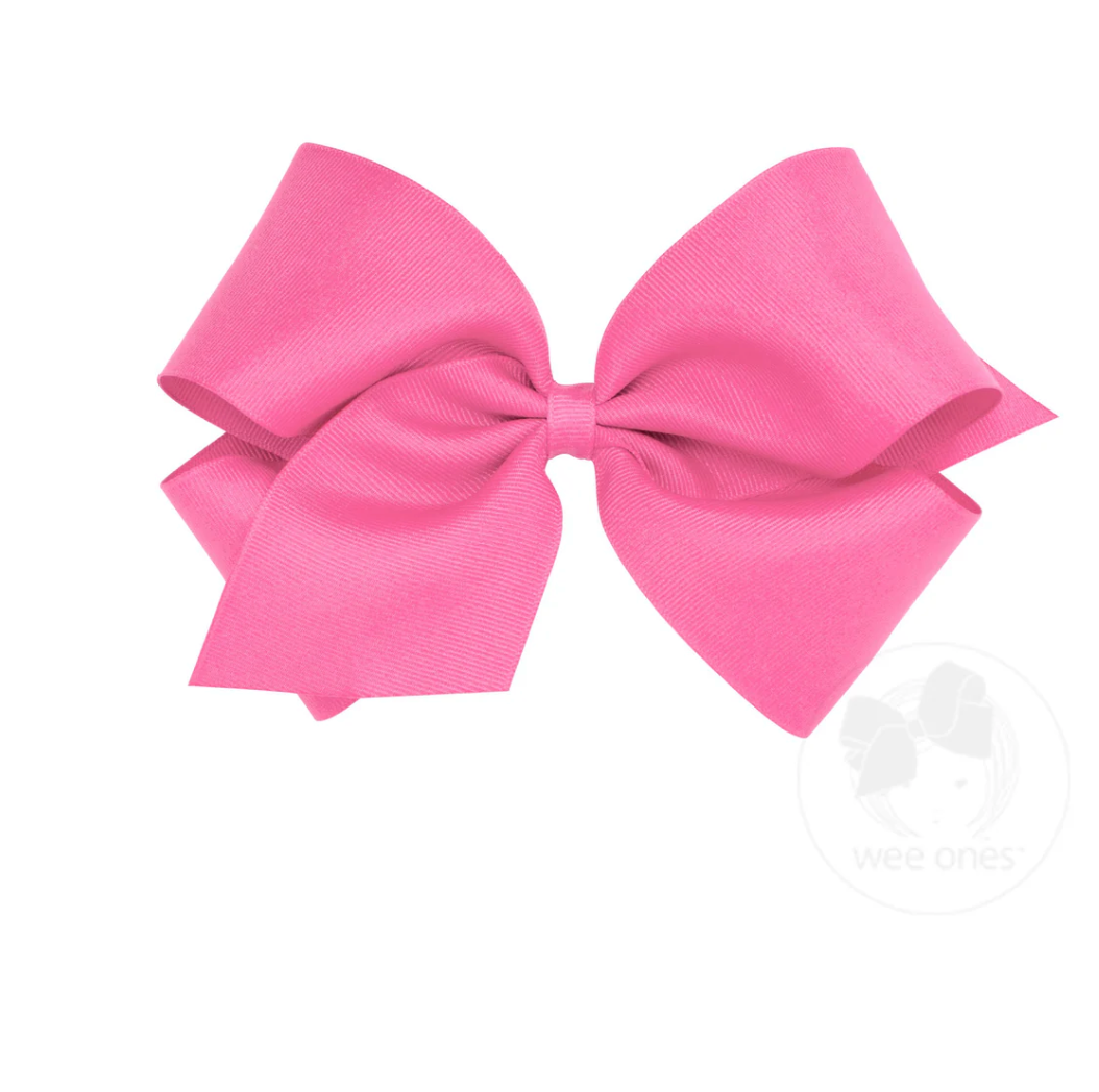 King Hot Pink Bow