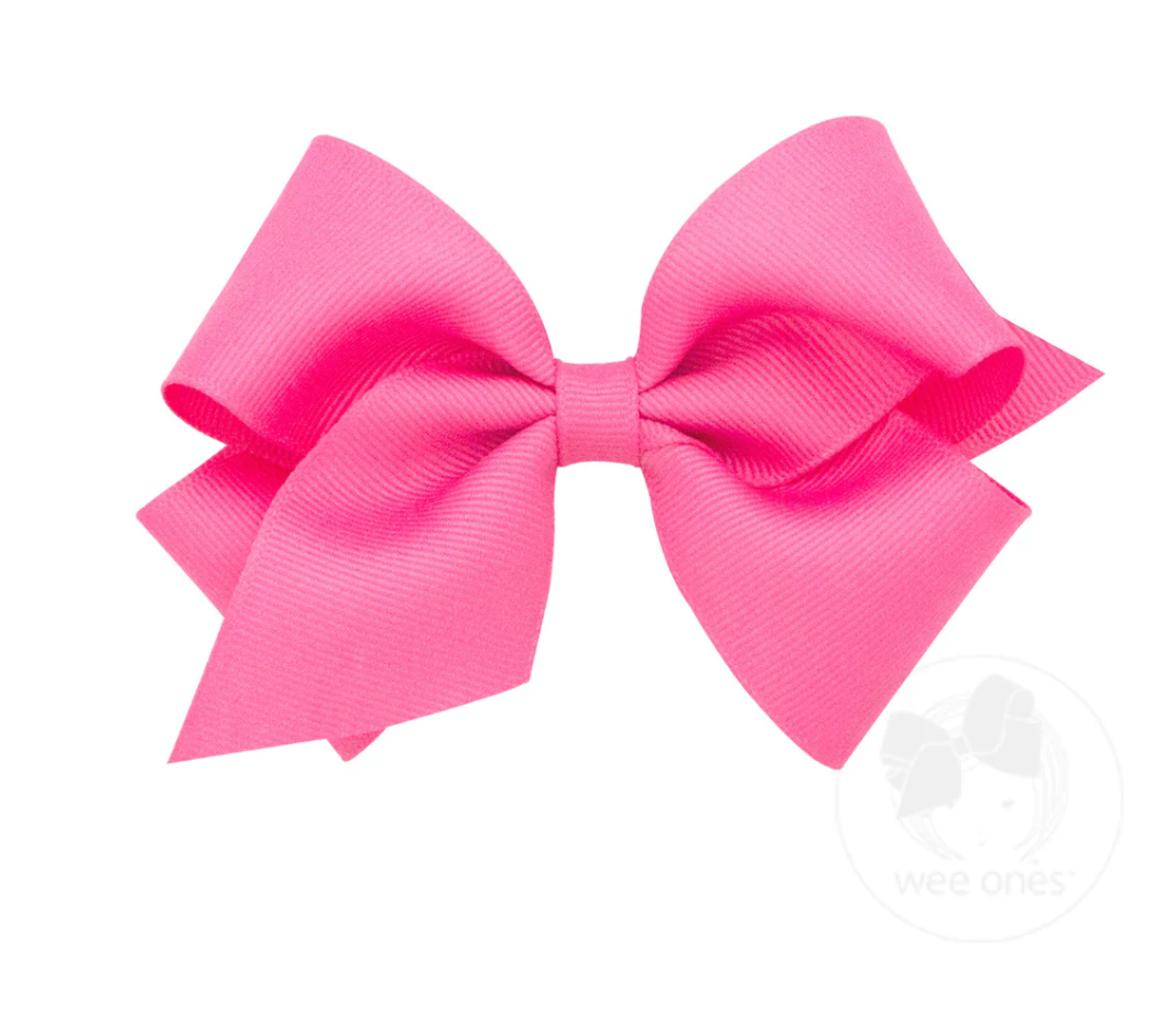 Small Hot Pink Bow