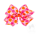King Pink Pumpkin Hair bow