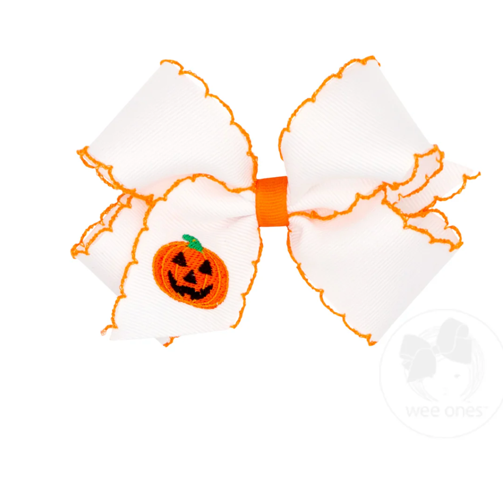 Medium Pumpkin Em Bow