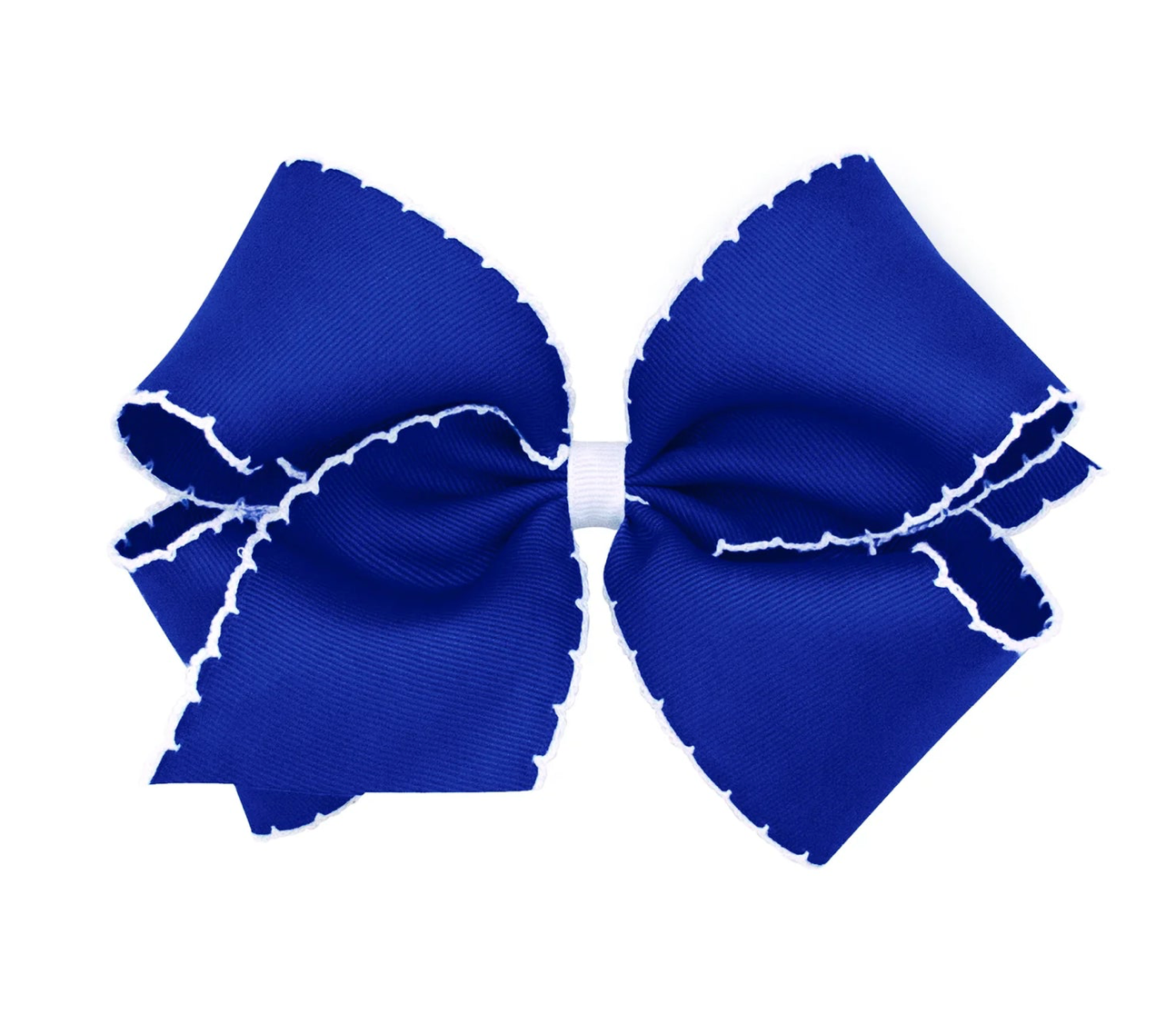 King Electric Blue And White Moon Stitch