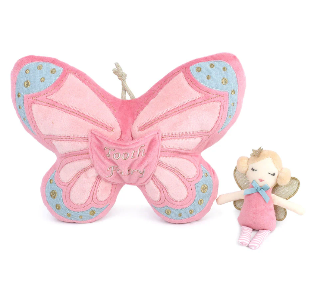 Butterfly Pink Tooth Fairy Pillow
