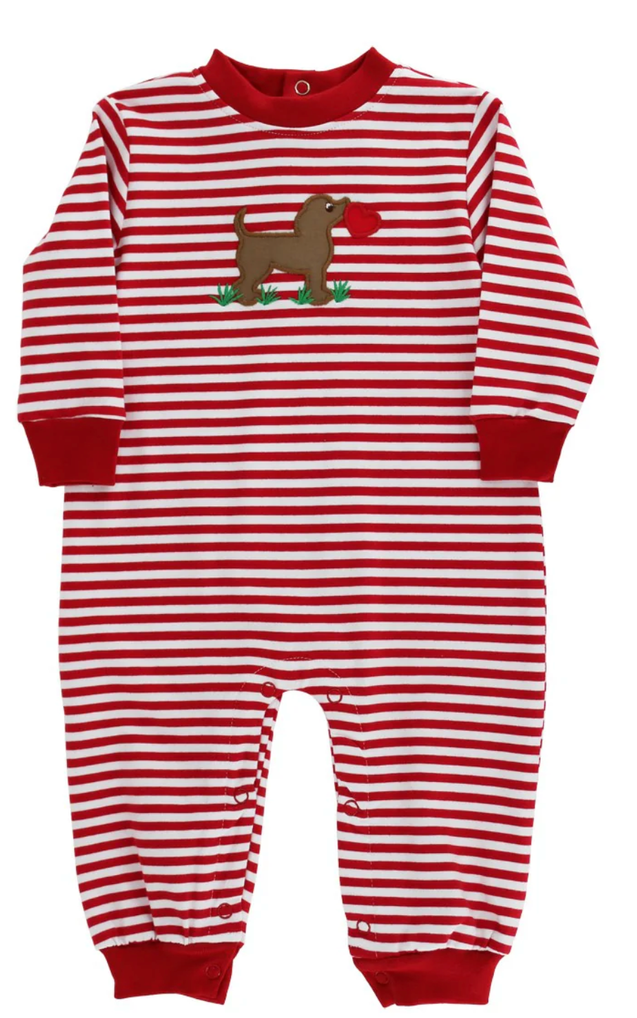 Puppy Love Boys knit Romper