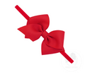 Extra Small Grosgrain Bow on Matching Skinny Nylon Band