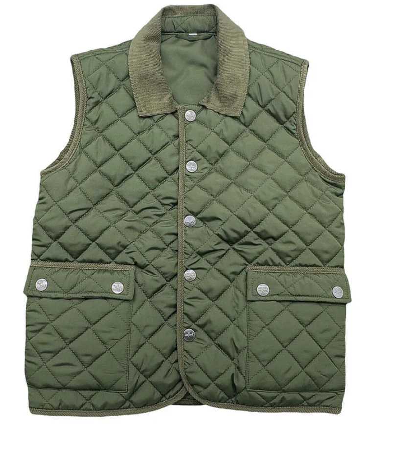 DERBY FIELD BOYS VEST GREEN