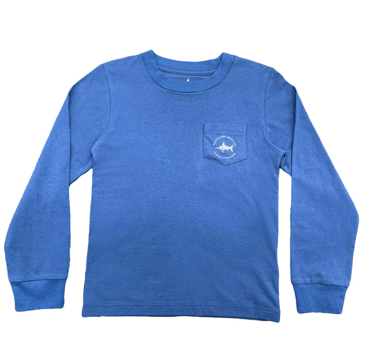 GOLF BOYS GRAPHIC TEE LS BLUE