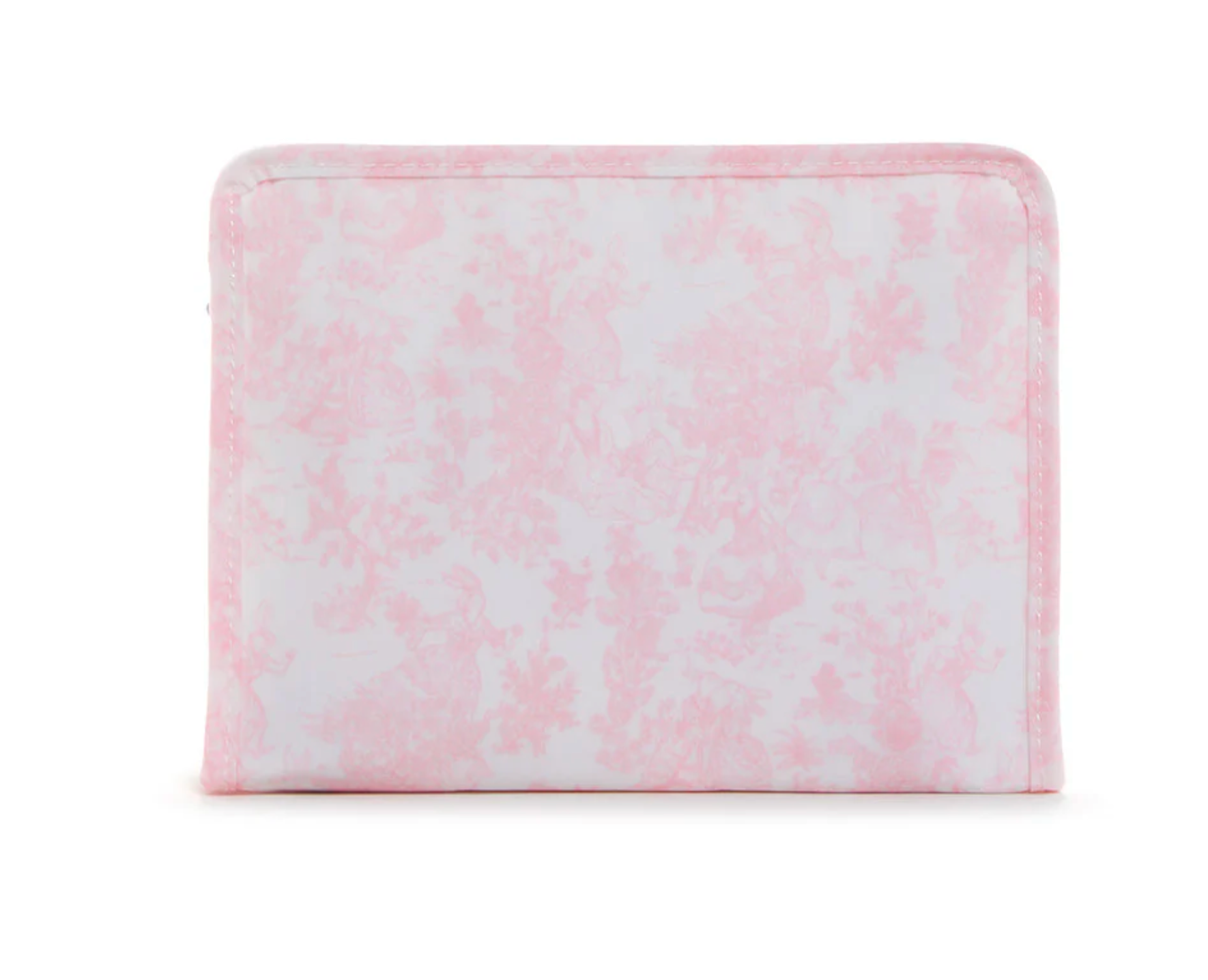 ROADIE MEDIUM ZIP POUCH - BUNNY TOILE PINK