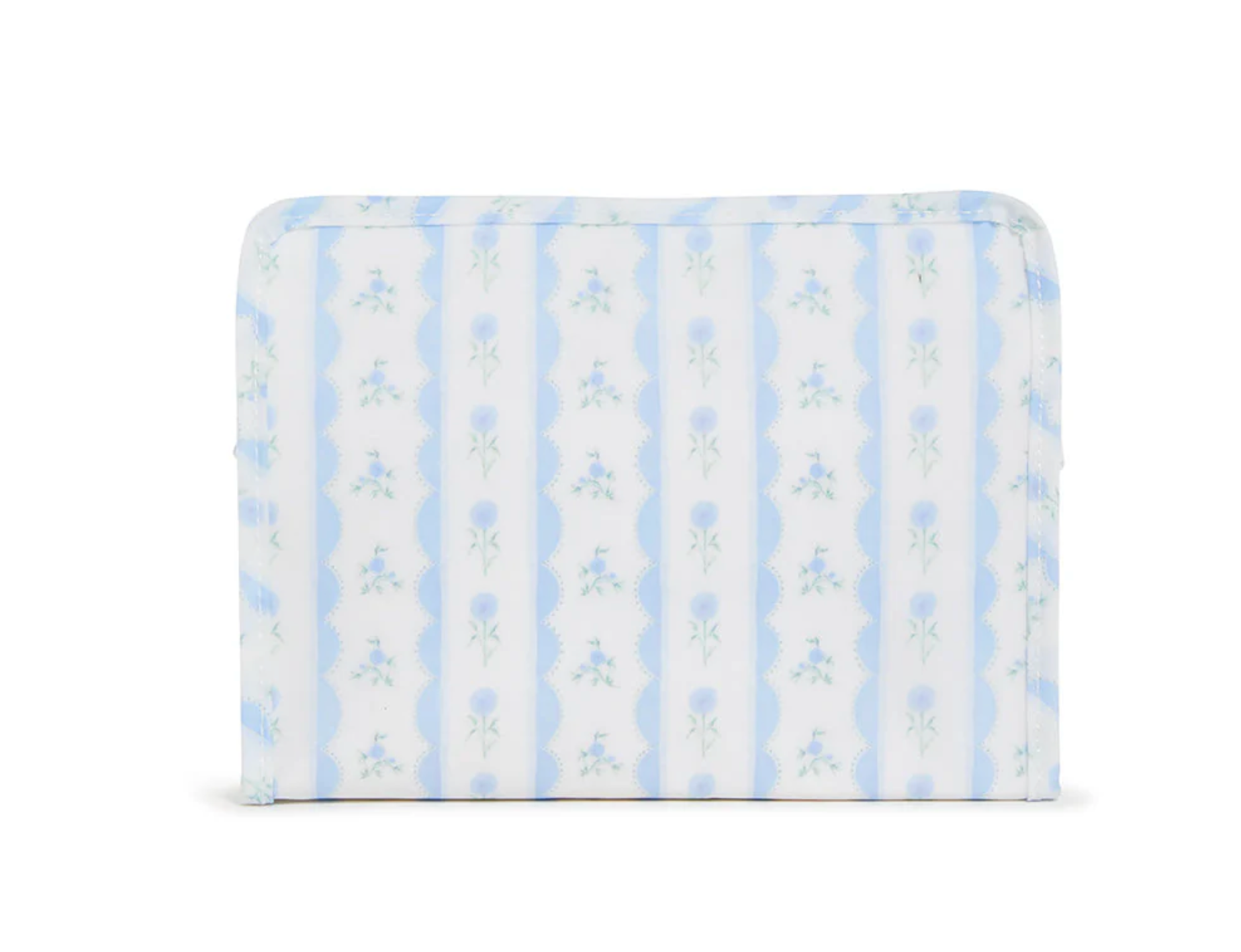ROADIE ZIP POUCH - RIBBON FLORAL BLUE