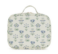 LUXE TRVL 2 COSMETIC TOILETRY CASE - PROVENCE WITH GREEN PINSTRIPE LINER