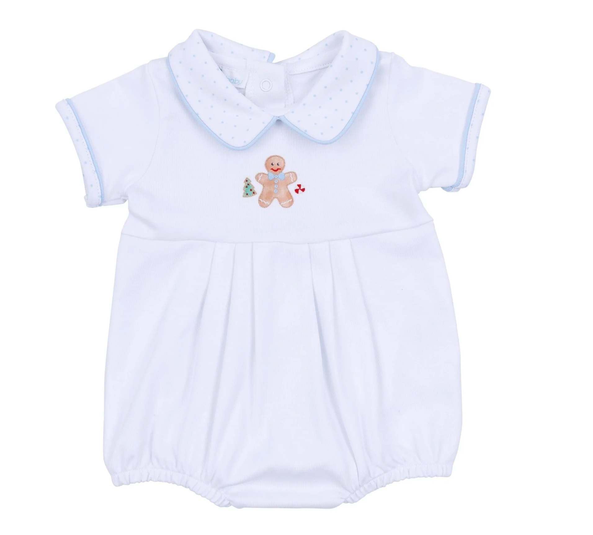 Frosted Wonderland Collared Short Sleeve Bubble