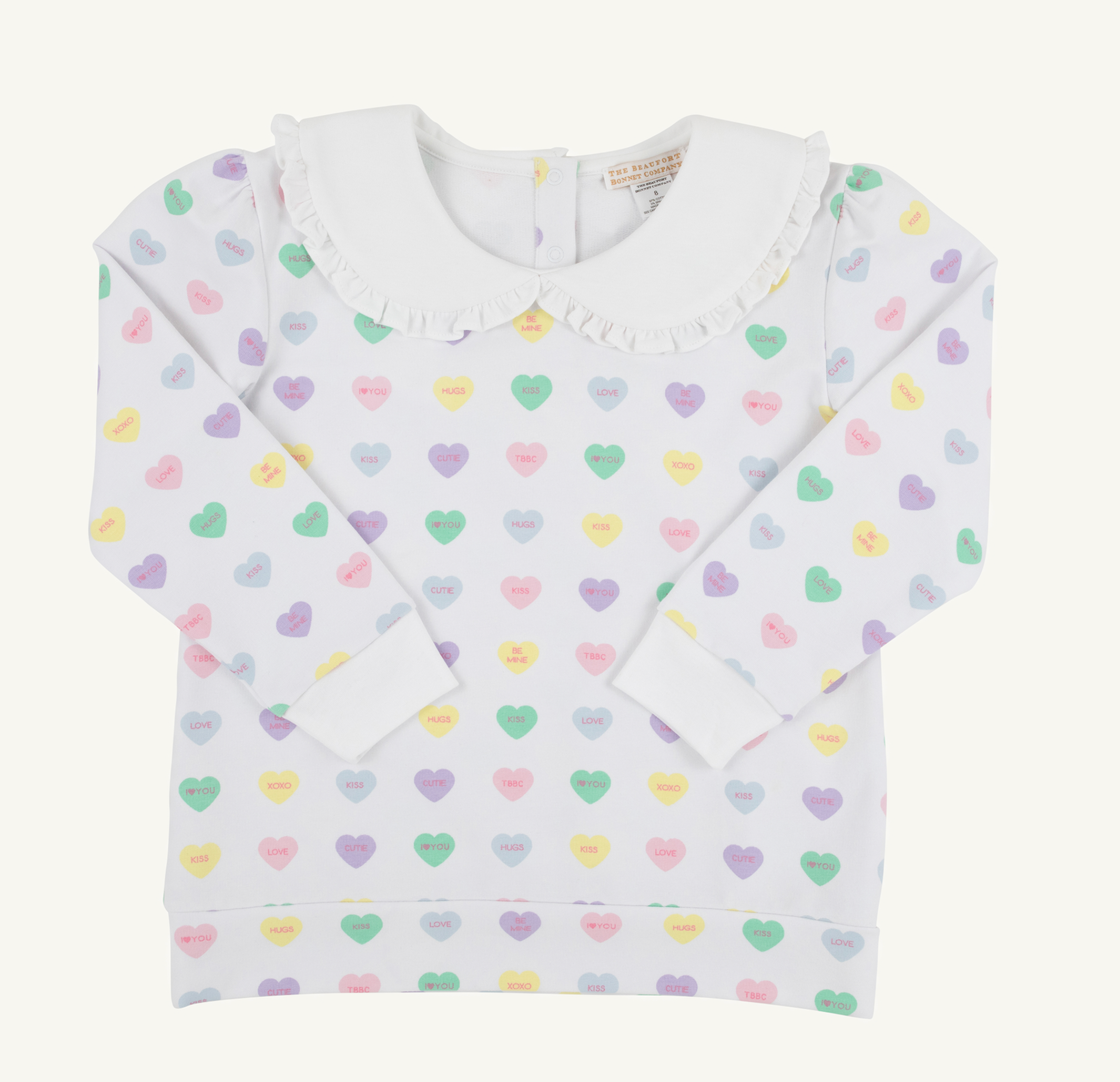 We Heart You Maudes Ruffle Cassidy Comfy Crew Neck (call to order)