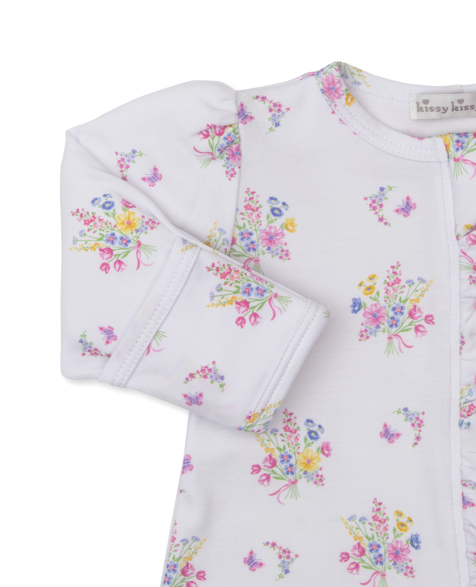 Pastel Gardens Zipper Footie