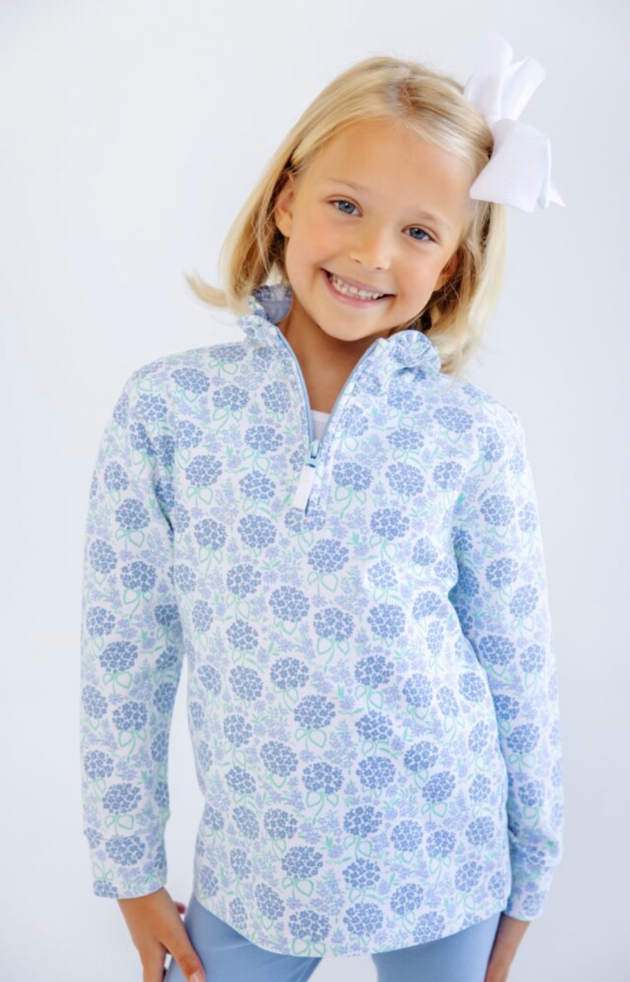 Hydrangea Canter Collar Half Zip