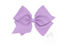 Mini King Grossgrain Bow- Light Orchid