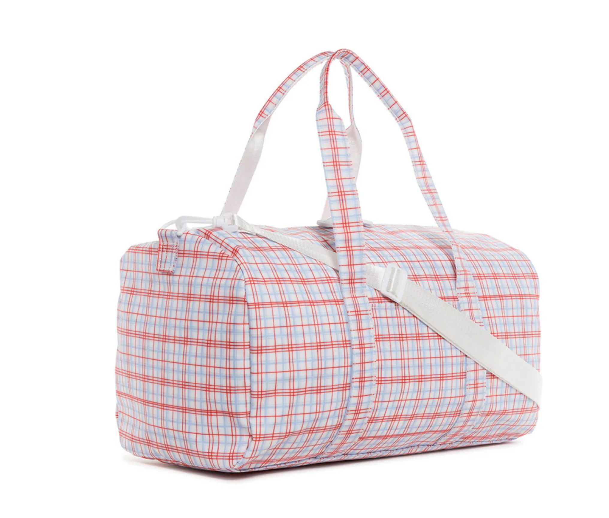 Weekender Duffle- Classic Red Plaid