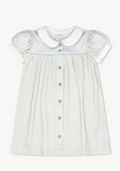 Brendan Dress-Cornflower Check