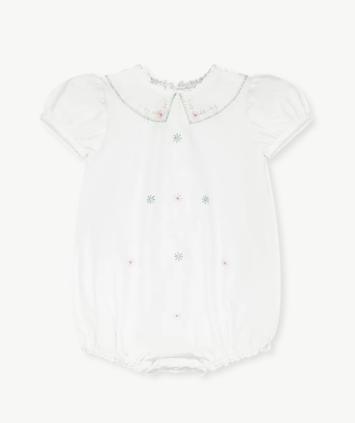 Ashtyn Bubble- Blessings White,Pink and Green