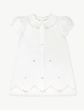 Ashytn Dress-Blessing White, pink and green
