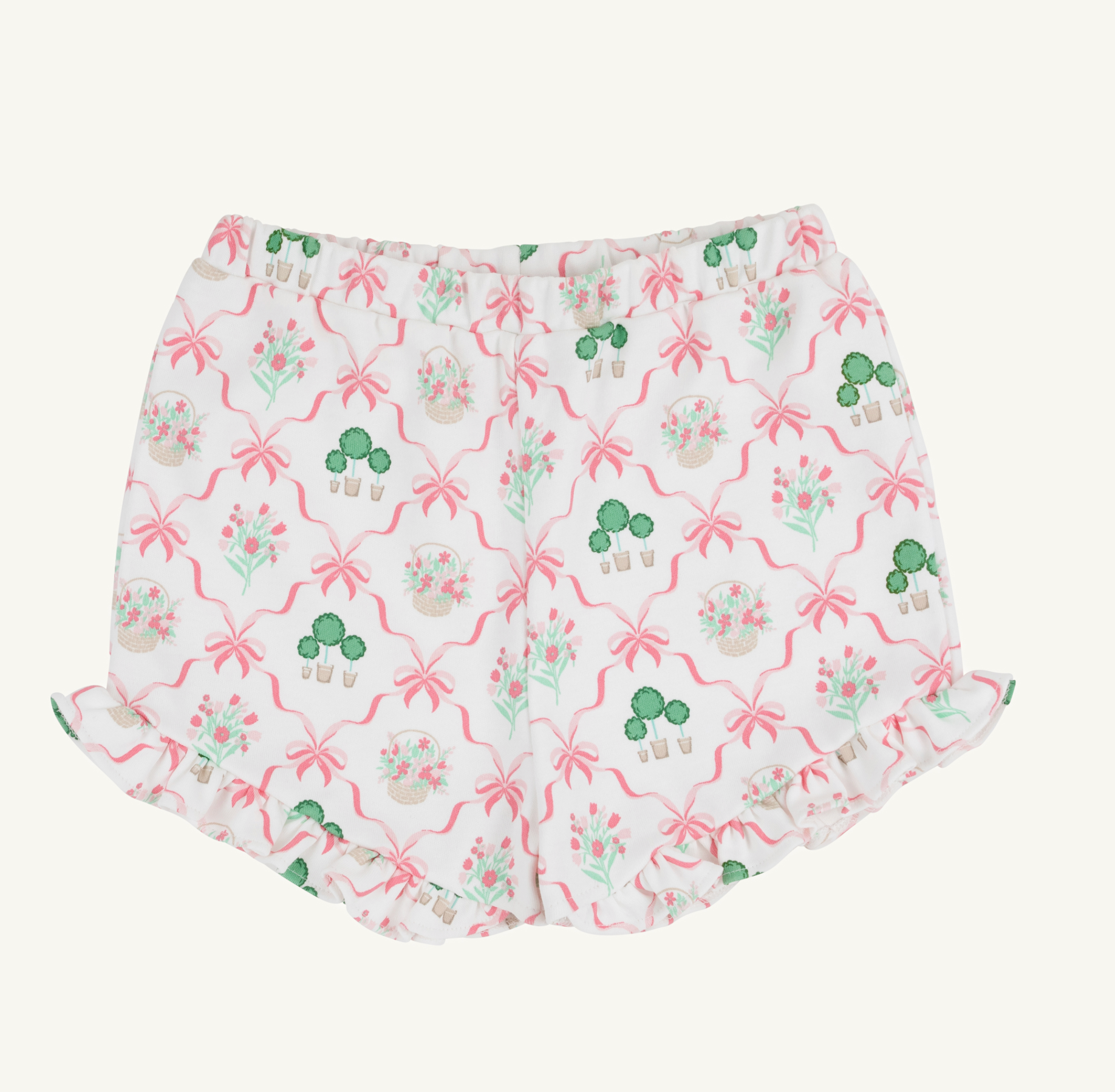 Shelby Anne Shorts-Boxwood and Bows