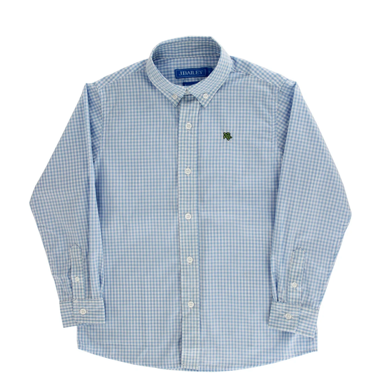 Roscoe Button Down-Light Blue Check