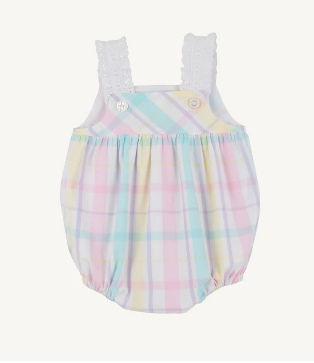 Babs Bubble- Brunch Plate Plaid with Worth Avenue White